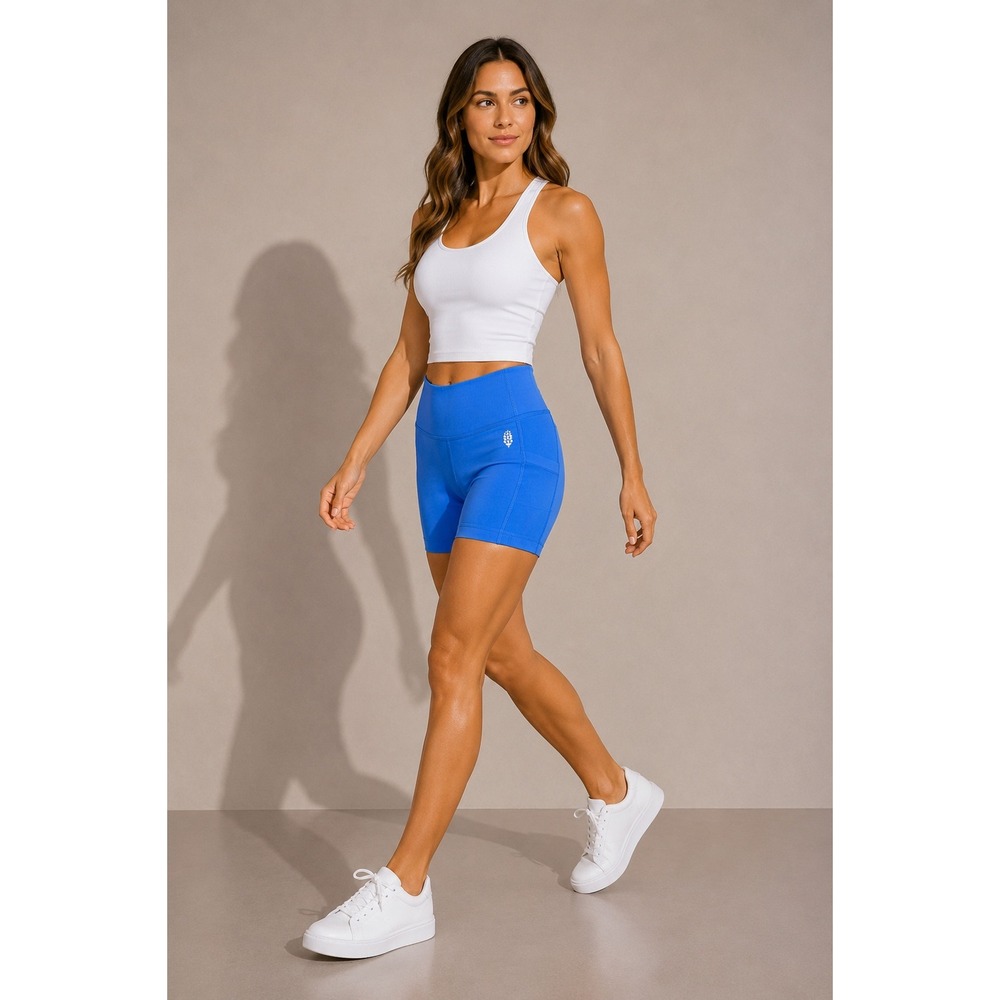 FP Movement by Free People Royal Blue Athletic Bike Shorts